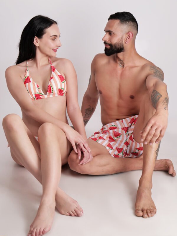 Watermelon Couple’s Beachwear